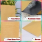 5 pcs 3-side Seal Flat Foil Brown Kraft Paper Bag Sealable Small Paper Pouch for Food or Tea